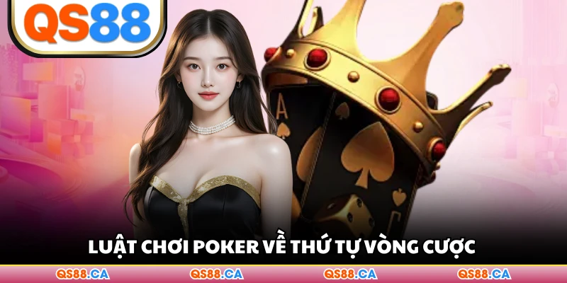 Luật chơi Poker về thứ tự vòng cược 